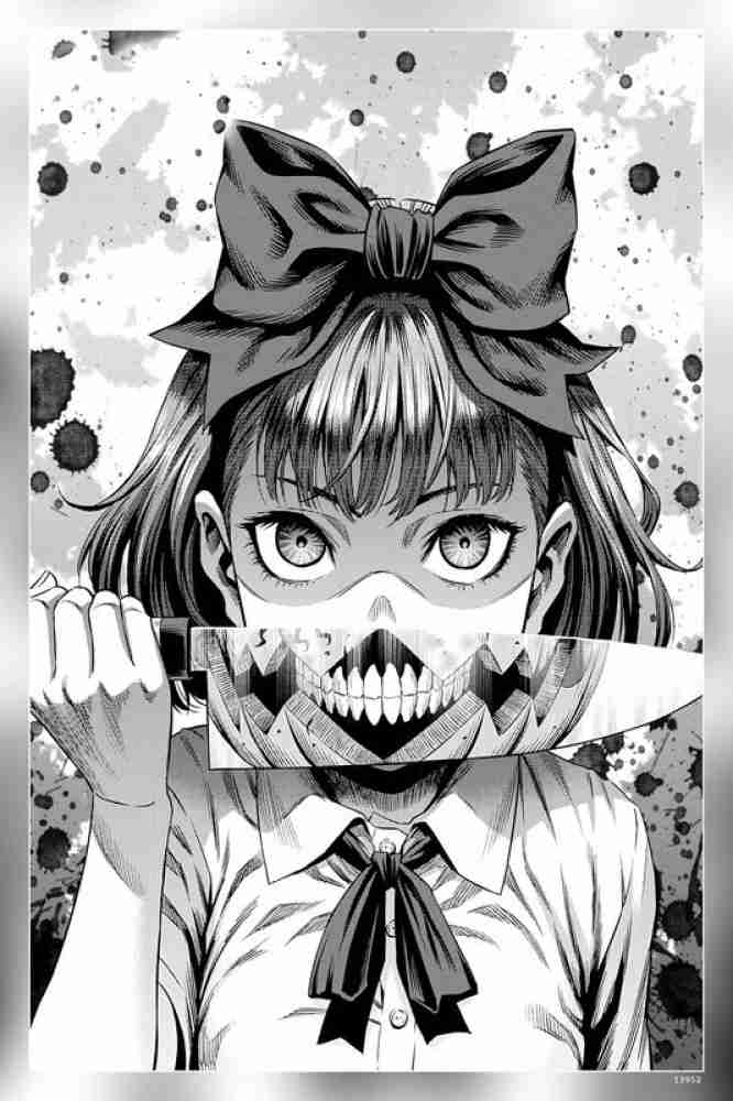 Manga Anime Gore Knife Dark Hd Matte Finish Poster Paper Print