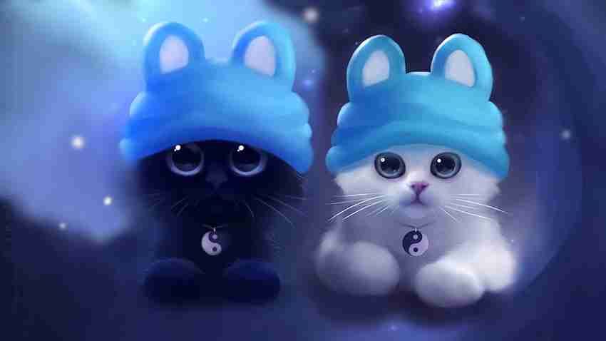 Cats Hd Fantasy Cats Kittens Cute Animals Hd Matte Finish Poster ...