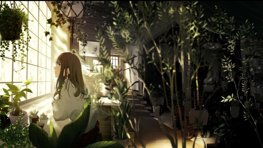 Anime Lo-fi Desktop Wallpapers  Anime scenery, Anime scenery