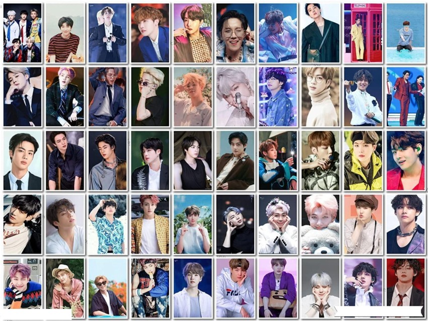 BTS Lomo Cards, BTS Photocards, BTS Army, Pack of 16, A6 Size, 4.1x  5.6 Inch