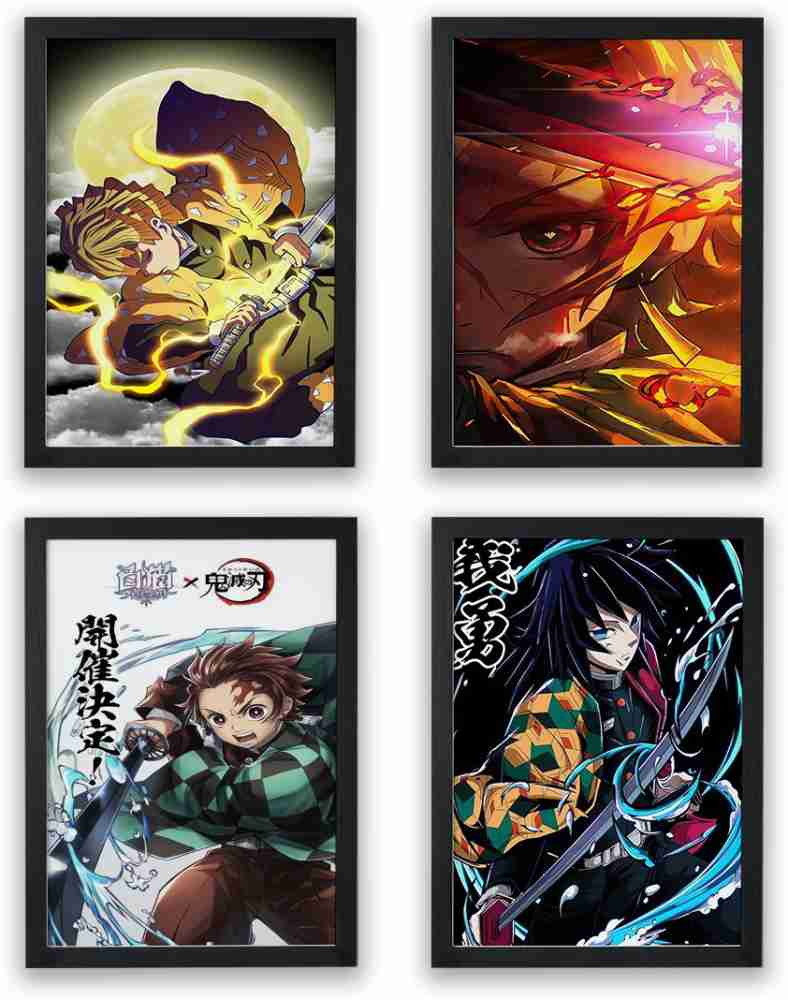 Demon Slayer Póster Anime Poster Póster de Anime Premium Mural de
