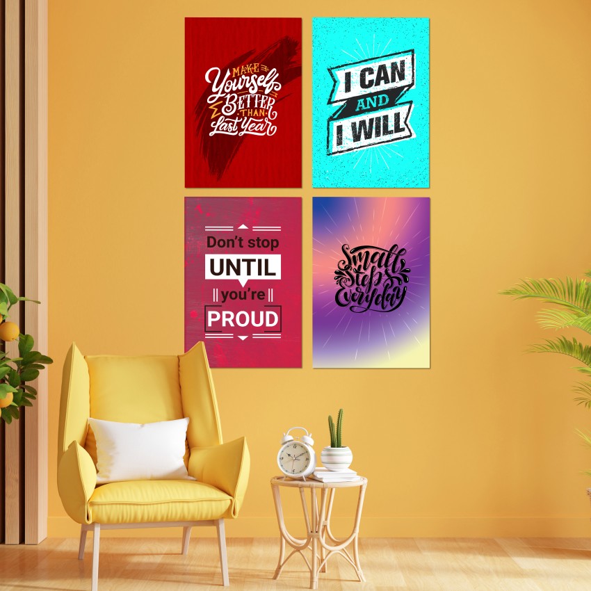 Ritwika's Abstract Art of Motivational One Liners Digital Download for Home  Office Bar Lounge Restaurant Decor Set of 8 -  Canada