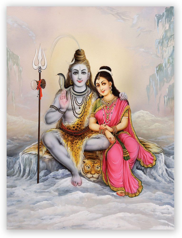 Shiv parvati outlet painting