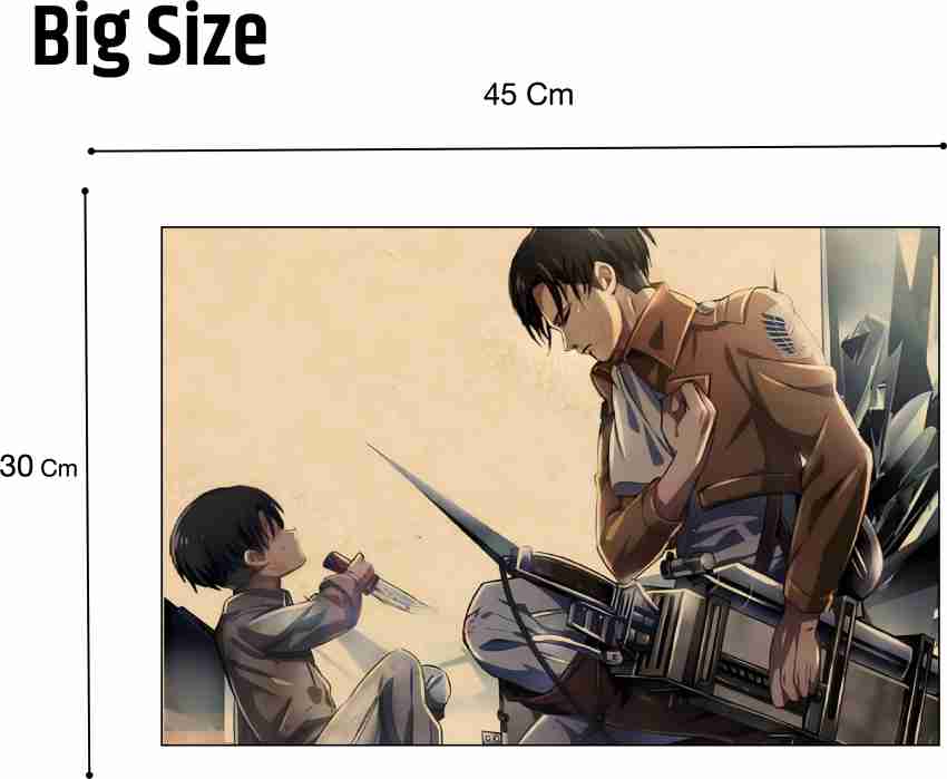 Attack On Titan Levi Poster Levi Kid And Levi Young Poster Attack On Titan Levi Posters Levi Anime Poster Paper Print Comics posters in India Buy art film design movie music nature and educational pai...