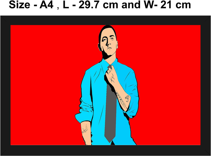 Eminem Music Poster with A4 Size Frame F 97 Paper Print Nature Quotes Motivation Movies posters in India Buy art film design movie music nature and educational paintings wallpapers at Flipkart