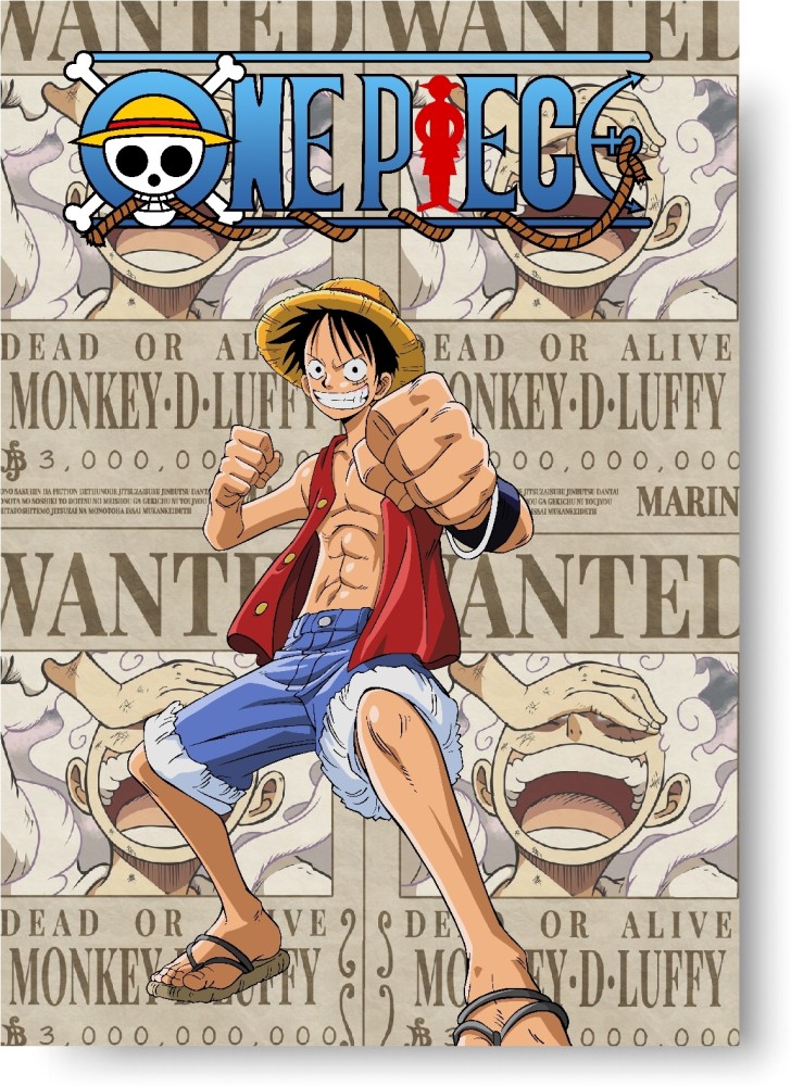 ANIME POSTER FRAME - LUFFY ONE PIECE - Black Framed Wall Poster