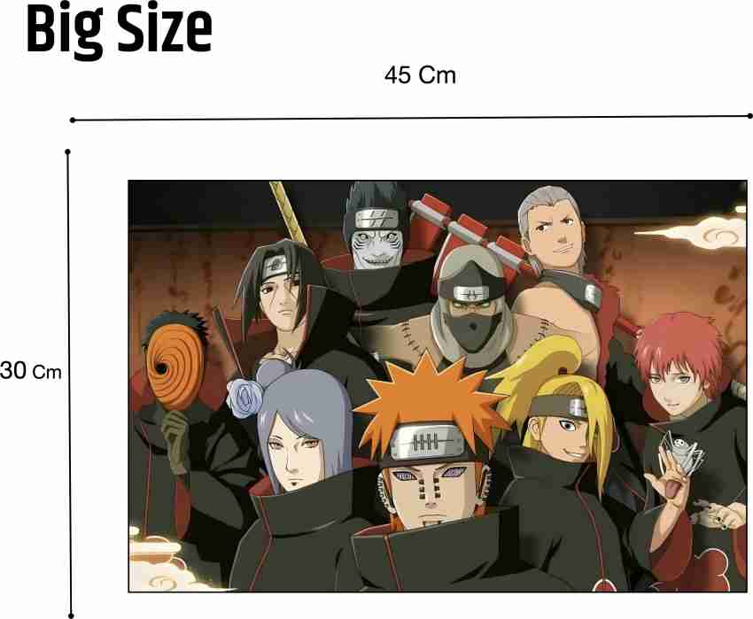 KFMD Poster Naruto Akatsuki pour chambre 40 x 60 cm187 - Cdiscount Maison