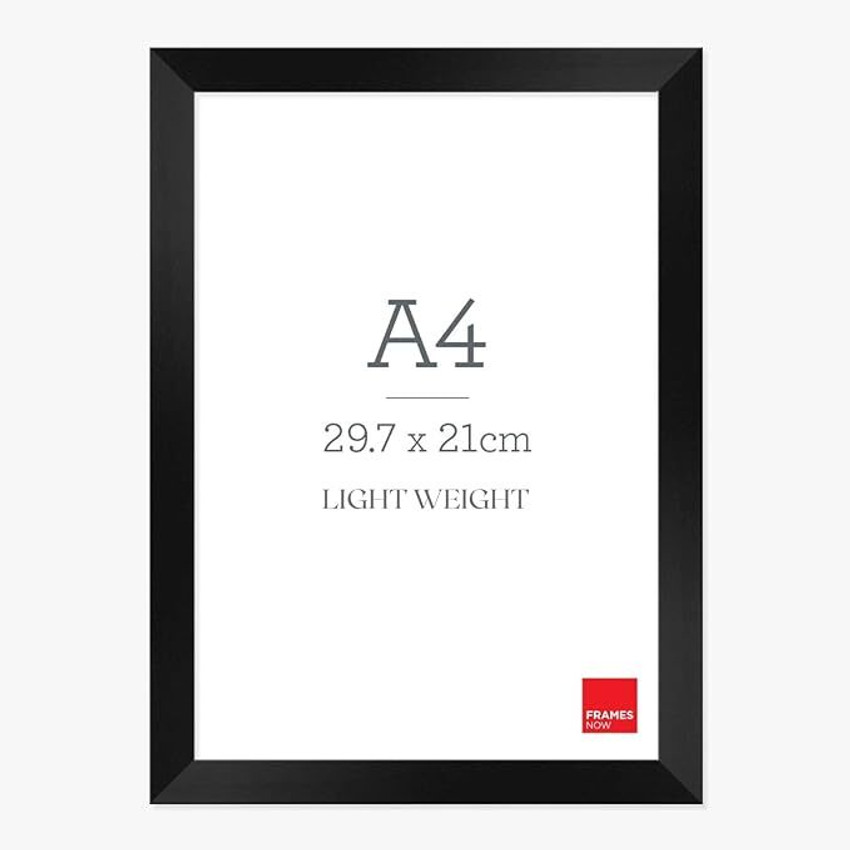 A4 size black photo frame discount