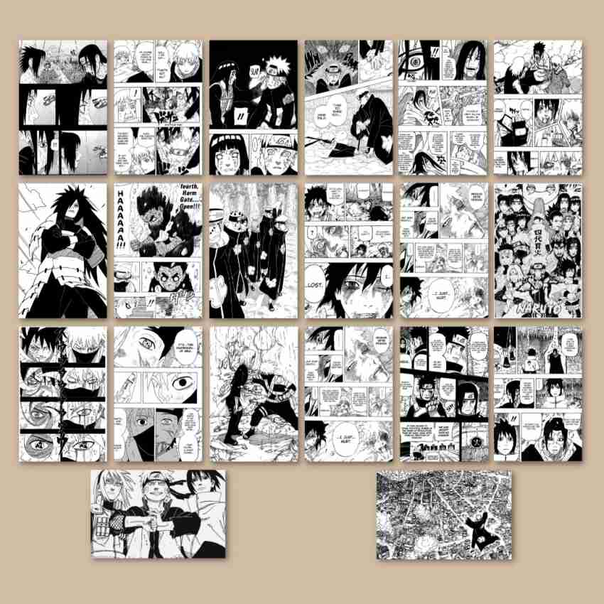 Demon Slayer Manga Panels 8.2x5.8 Inches 300 GSM Manga Wall Collage Kit  Demon Slayer