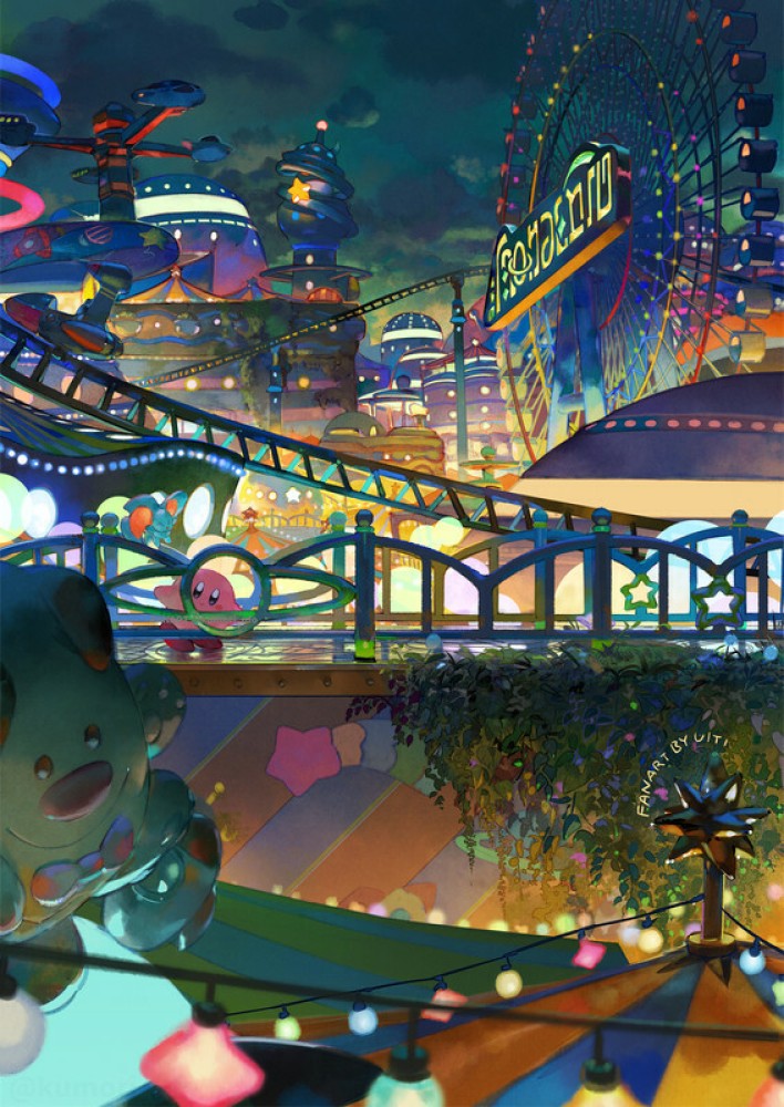 Sunrise Anime Scenery Art 4K wallpaper download