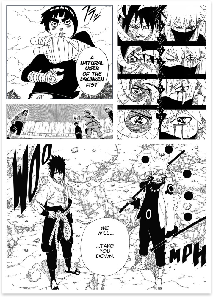Naruto Anime Shinobi Manga Panel 04 Wall Poster Paper Print