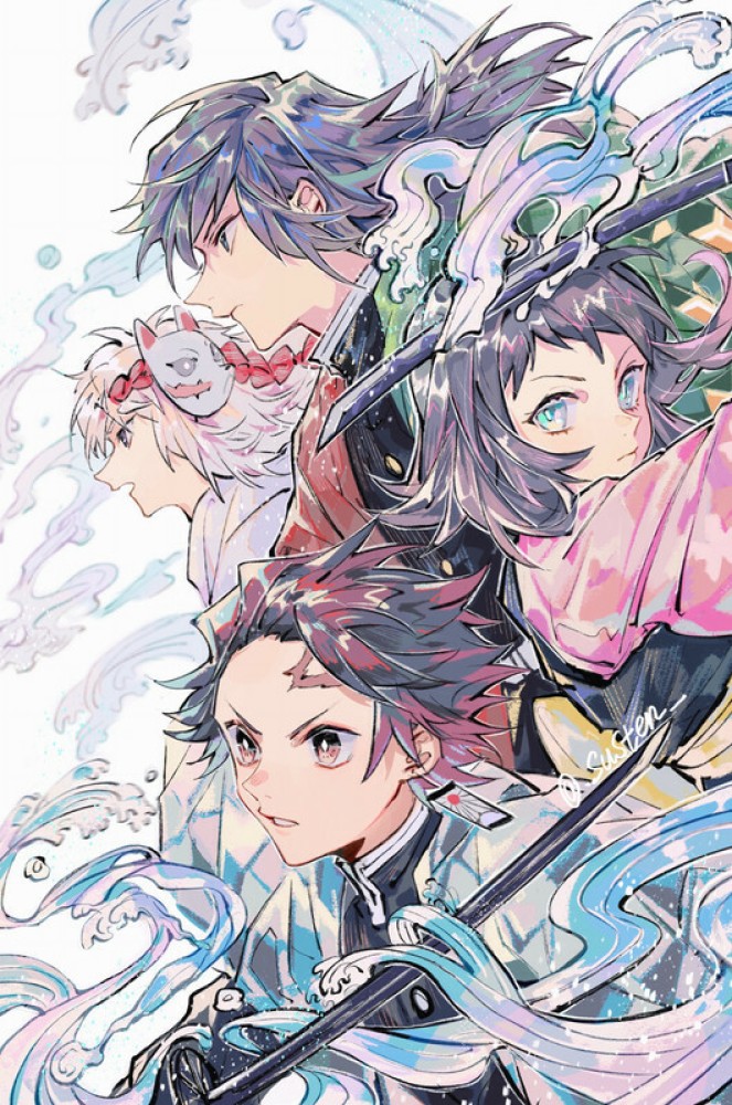 Kimetsu no Yaiba - Kumo oni: Ane - Kimetsu no Yaiba Fun Kuji - Poster  (Ufotable, Ufotable Dining)