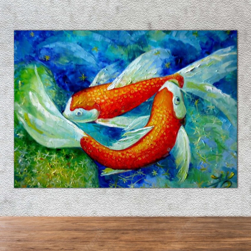 Poster Digital Fish Painting Wall Poster sl1560 (13x19 Inches, Matte Paper,  Multicolor) Fine Art Print - Art & Paintings posters in India - Buy art,  film, design, movie, music, nature and educational