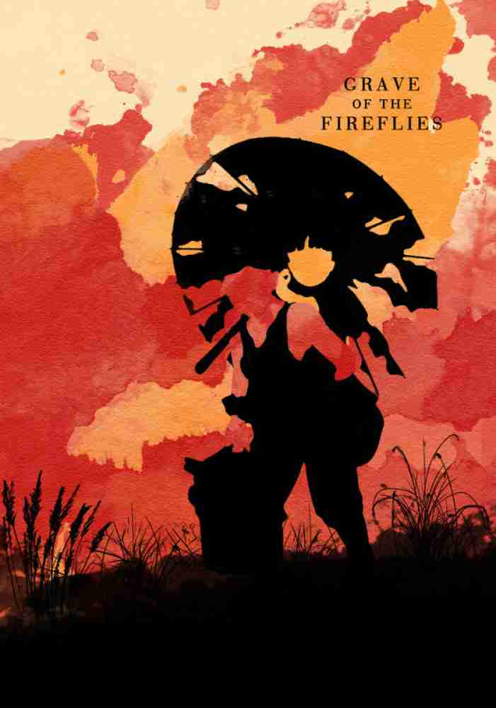 Anime Grave of the Fireflies POSTER Prints Wall Painting Bedroom