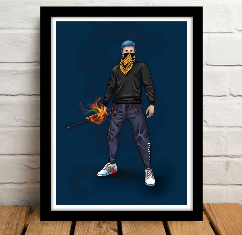 Free fire poster for room and home decor, Gaming poster for room