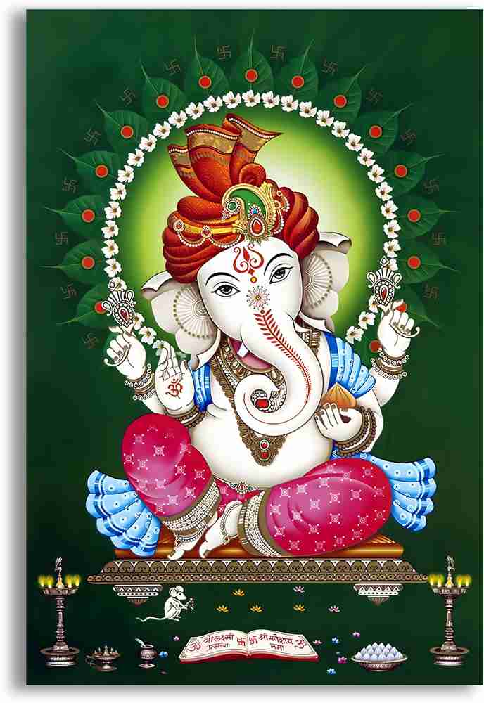 Ganesh Ji Poster HD God Poster For Room Decor Religious Poster