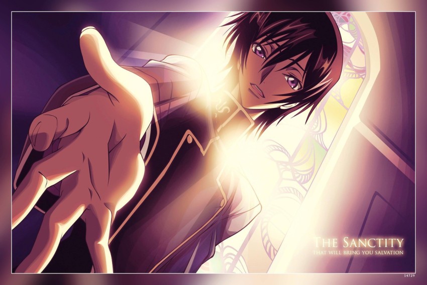 Code Geass Lelouch Lamperouge Anime Poster Canvas Art Poster And