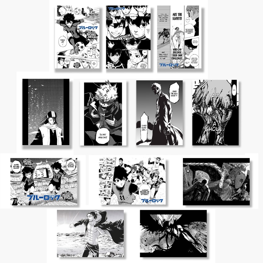 Download Anime Art Black And White Naruto Manga Panels Wallpaper |  Wallpapers.com