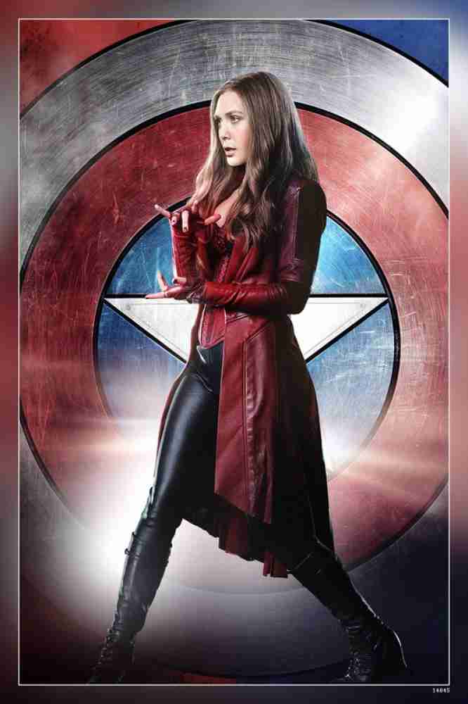 Print of Wanda Maximoff / Scarlet Witch elizabeth Olsen in 