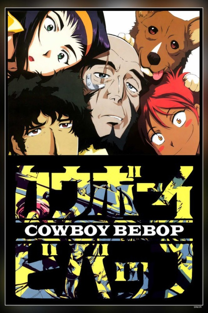 Cowboy Bebop Anime Spike Spiegel Jet Black Matte Finish Poster