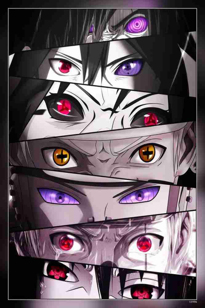 Naruto -- Mangekyo Sharingan Kakashi/Itachi/Sasuke/Madara Anime