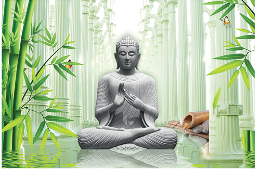 Buddha Hd Images 3d Lord Buddha 3D Wallpaper Print, Customize/