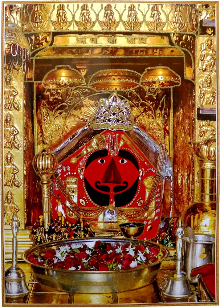 Salasar balaji photo frame | religious frame | god photo frame Religious  Frame/Bajrangi photo frame /pawanputra photo frame/ hanuman ji Brown and  golden designed frame with Laminated(9.5inchesx11.5inches)