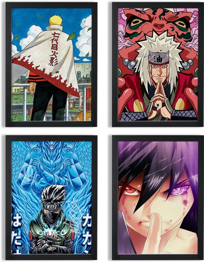 Buy Black Anime A4 Poster with Frame Online in India at Best Price  Modern  Poster  Wall Arts  Home Decor  Furniture  Wooden Street Product