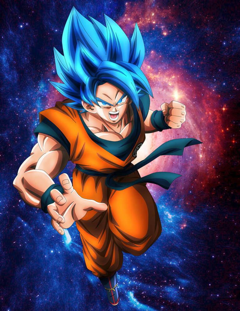 Goku Dragon Ball Z Hd Matte Finish Poster Paper Print - Animation