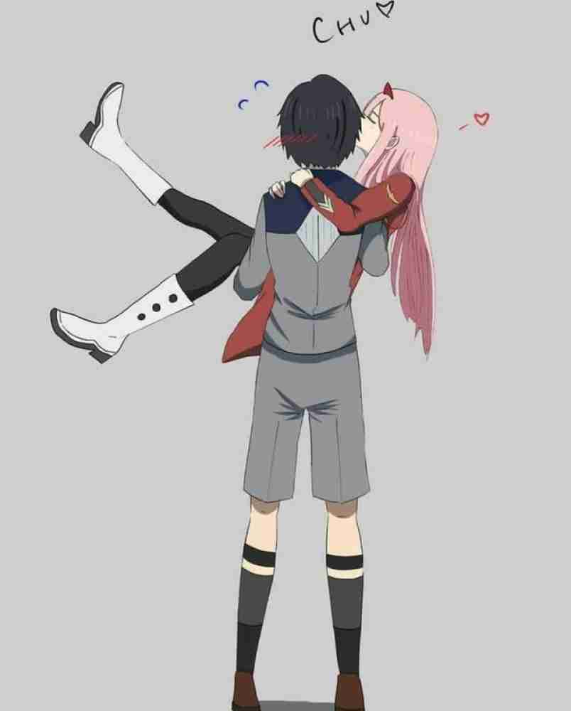 Darling In The Fran XX Zero Two Hiro Zero Two Matte Finish Poster Print  Paper Print - Animation & Cartoons posters in India - Buy art, film,  design, movie, music, nature and