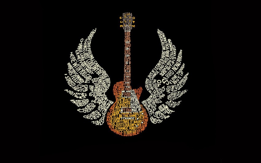 desktop wallpaper guitar