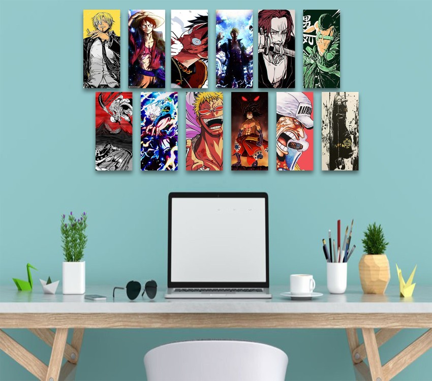 Anime One Piece Poster Wano Country Luffy Kaido BIG MOM Canvas Painting Wall  Art for Living Room Home Decor Boy Gift12x24inch  Amazonin Home   Kitchen