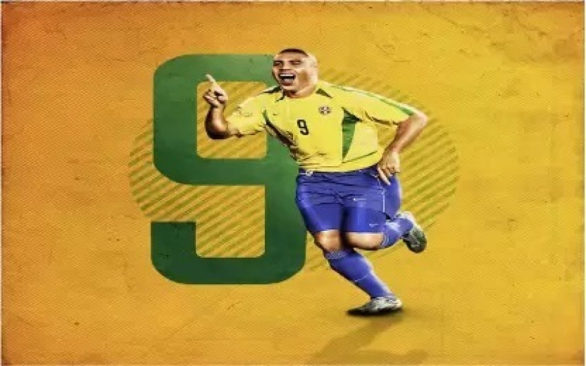 : YENCHEN Ronaldo Nazario Football Player Poster (12