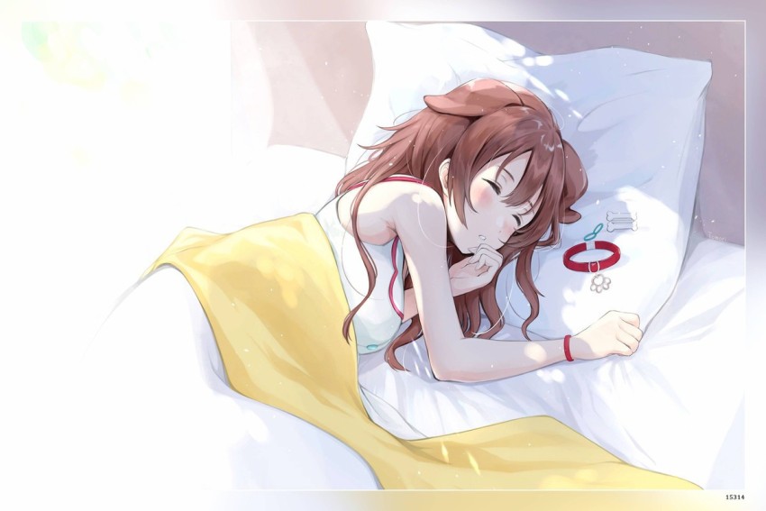 Download Anime Girl Sleeping In Her Bedroom Wallpaper  Wallpaperscom