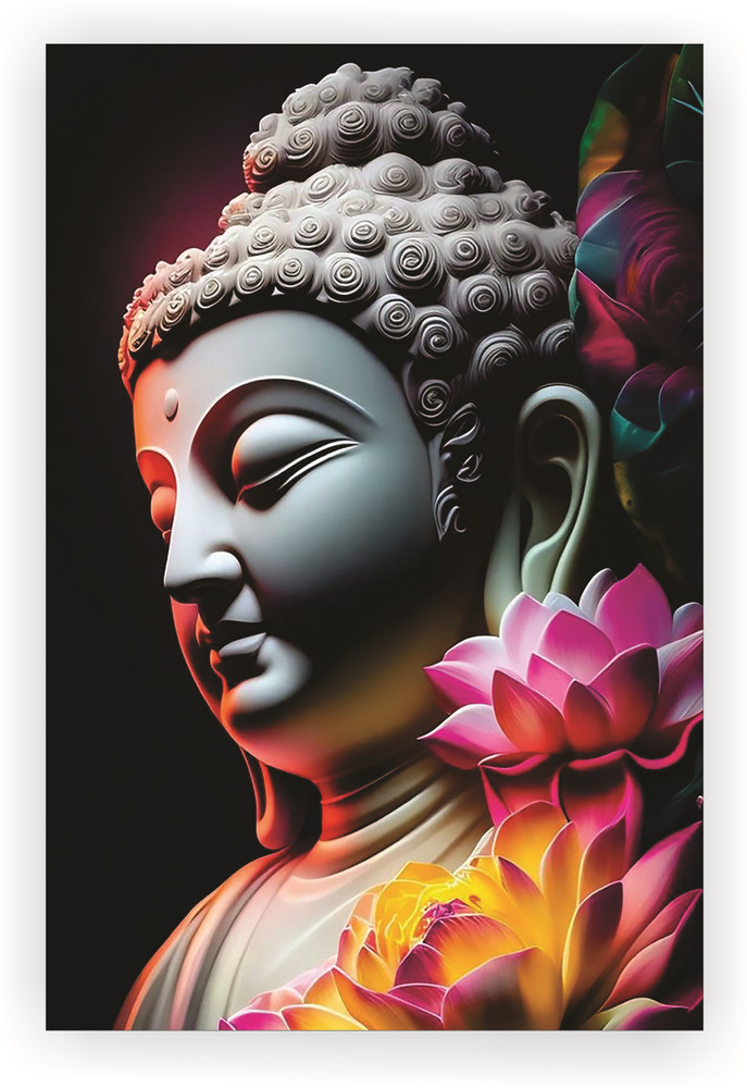 Gautam Buddha wallpaper HD Print With Gloss Lamination Pack Of 2 Pcs Paper Print Abstract posters in India Buy art film design movie music nature and educational paintings wallpapers at Flipkart