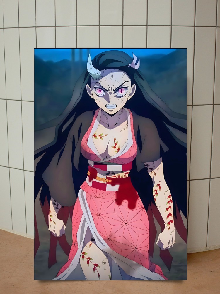 Demon Slayer Tanjiro Kamado Nezuko Kamado Zenitsu Agatsuma Poster 18x12  Inches