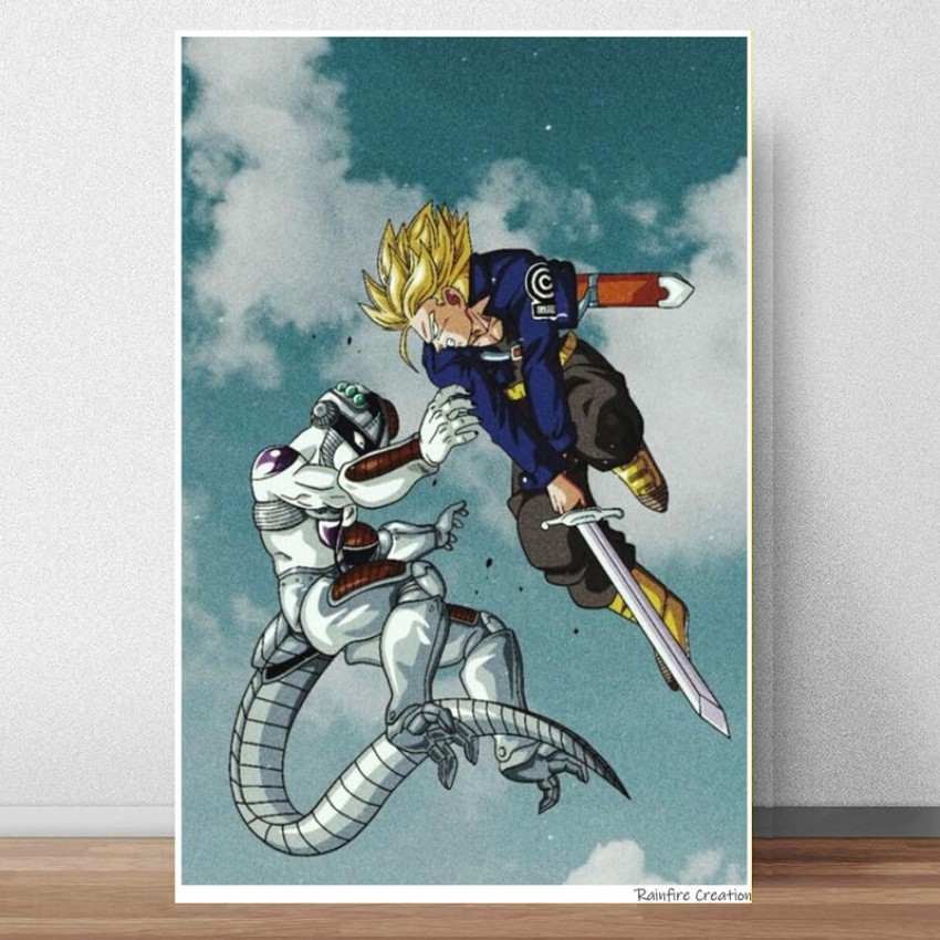 Dragon Ball powered up Gogeta Blue 12in x 18in Poster Free