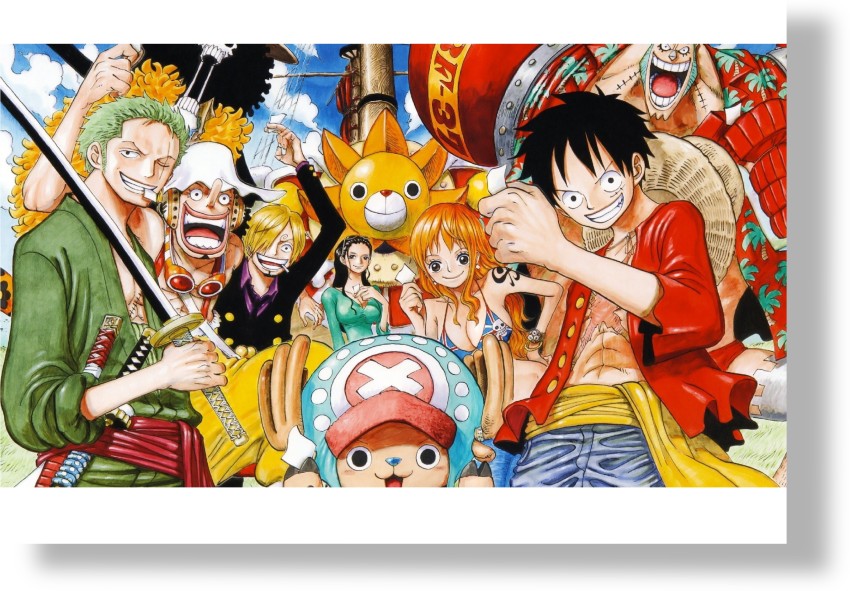 Naruto Poster Framed Anime Photo Frame Kid Room Decor Cartoon Photo Frame  Naruto Anime Poster in A4 size Glossy Laminated Finish