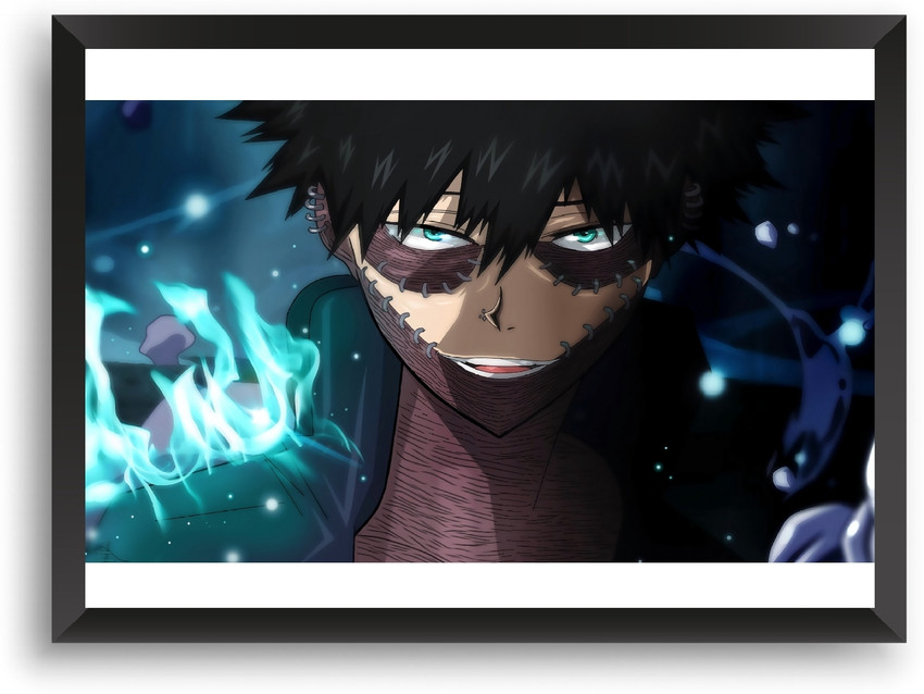 ANIME POSTER FRAME - DEATH NOTE MANGA - Black Framed Wall Poster For Home  And Office With Frame, (12.6*9.6) Photographic Paper - Abstract,  Decorative, Nature, Pop Art, Abstract, Minimal Art, Animation 