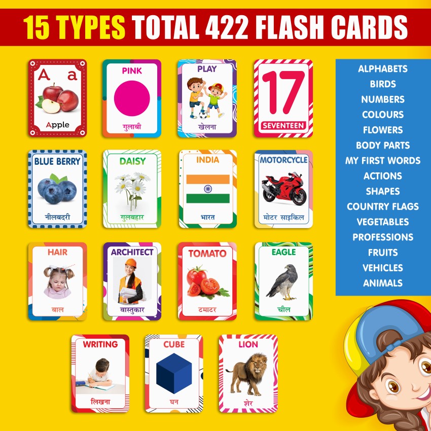 Buy CLICKEDIN Flash Card for Kids Early Learning (set of 7 boxes