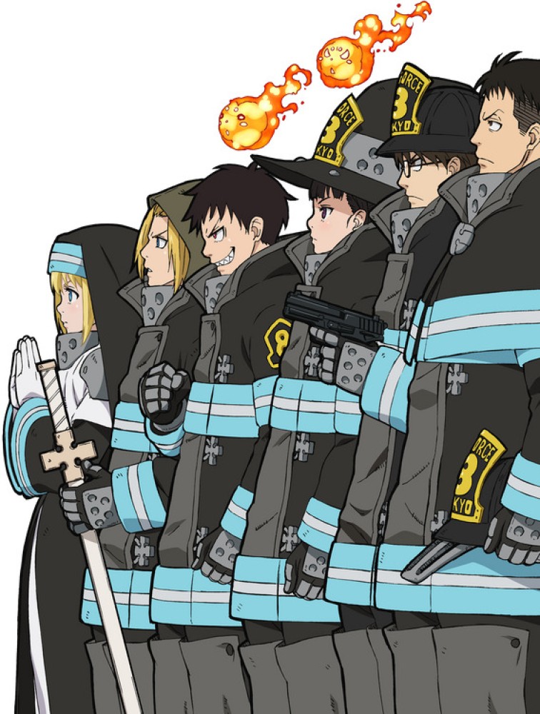 Fire Force Anime Series Hd Matte Finish Poster Paper Print