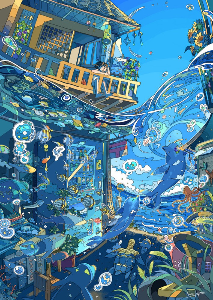 Anime boys blue, aesthetic dark blue anime HD phone wallpaper | Pxfuel