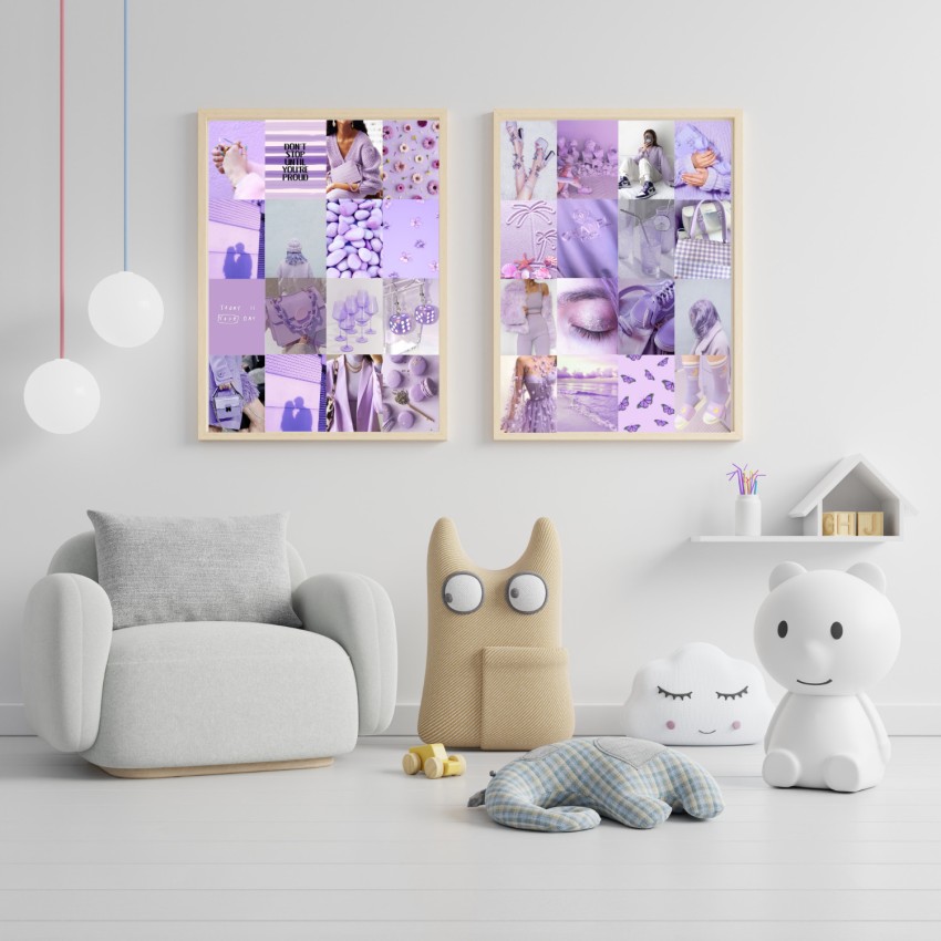 Purple E-Girl Wall Collage Kit - Aesthetic Decor