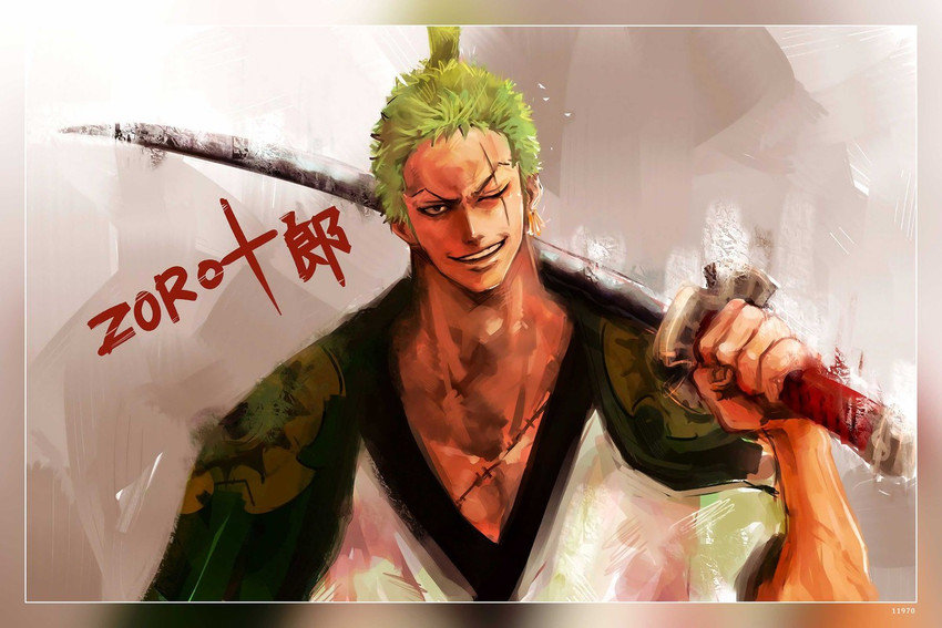 Zoro One Piece Netflix Live Action Poster print