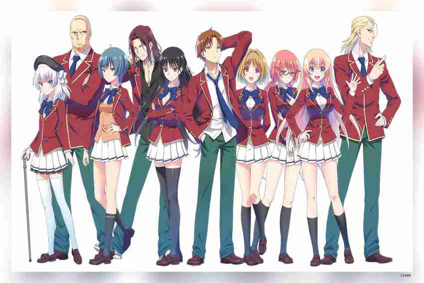 Classroom of the elite anime poster  Anime classroom, Anime, Anime titles