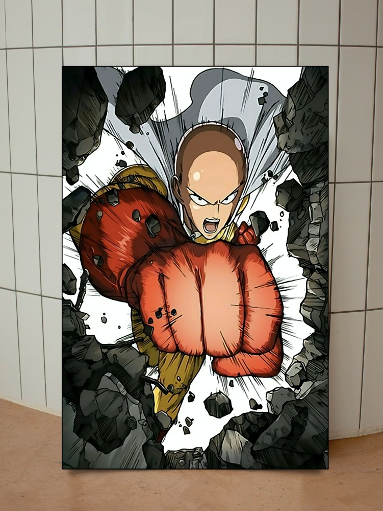 One Punch Manga Anime Poster Saitama Fan Art Picture Artwork