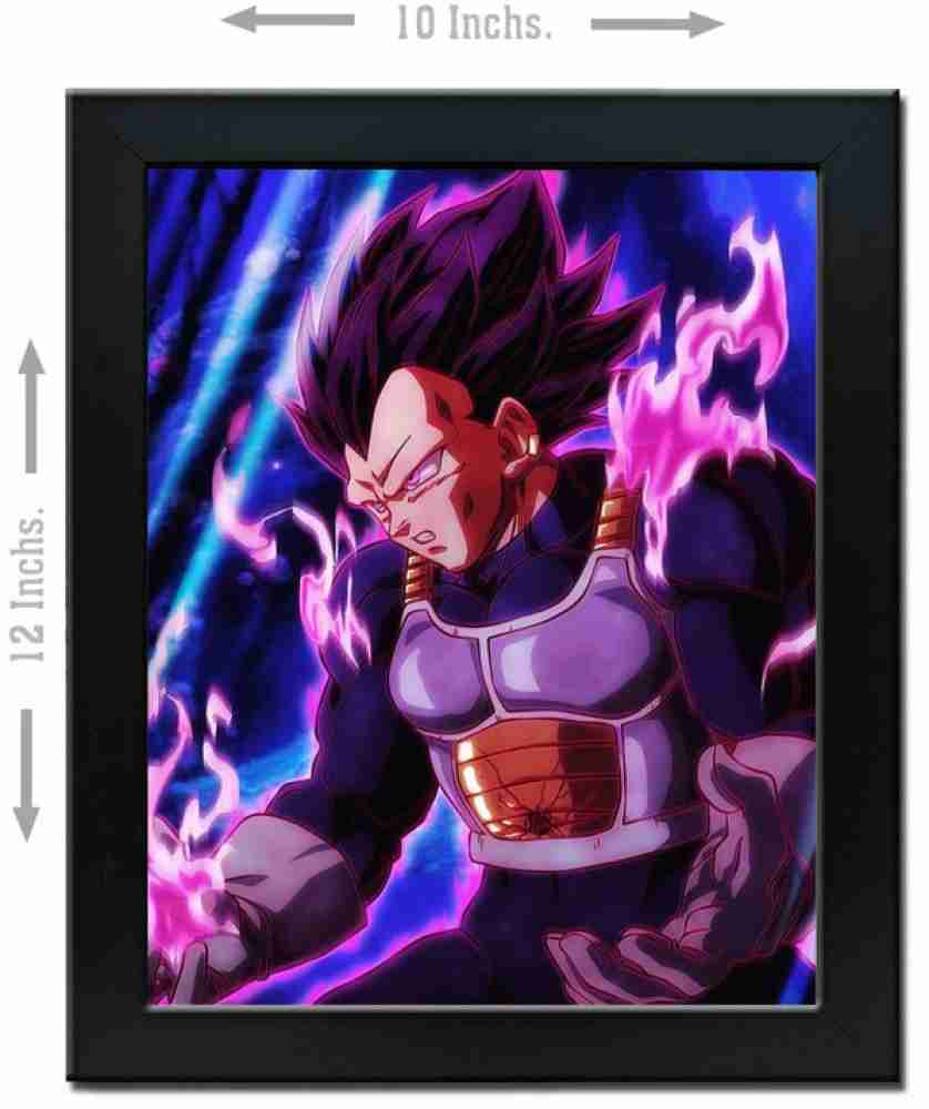 Super Saiyan Blue Evolved Vegeta (Dragon Ball Z) Premium Art Print