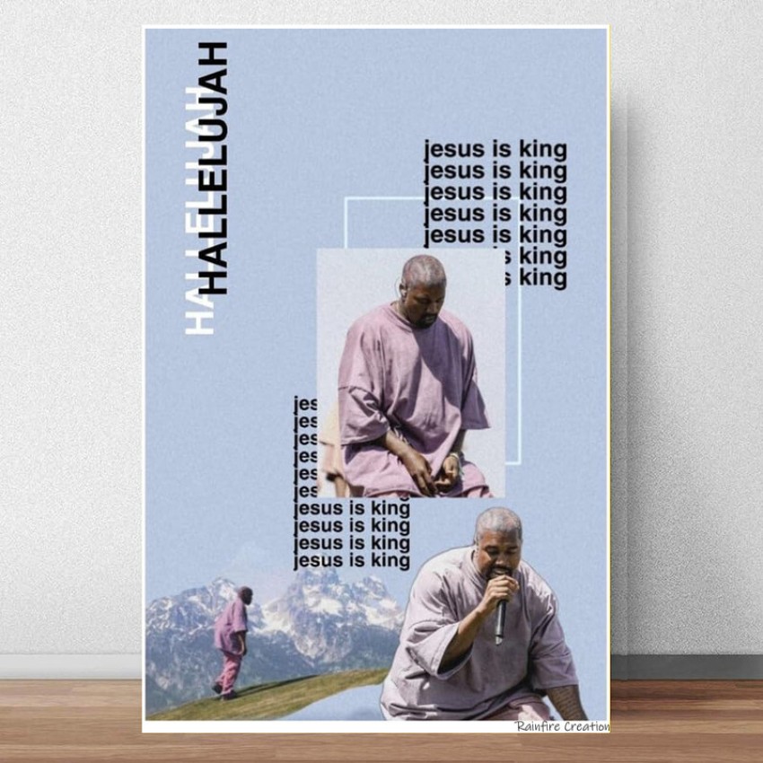 Kanye West Poster for Home Office and Student Room Wall Decor
