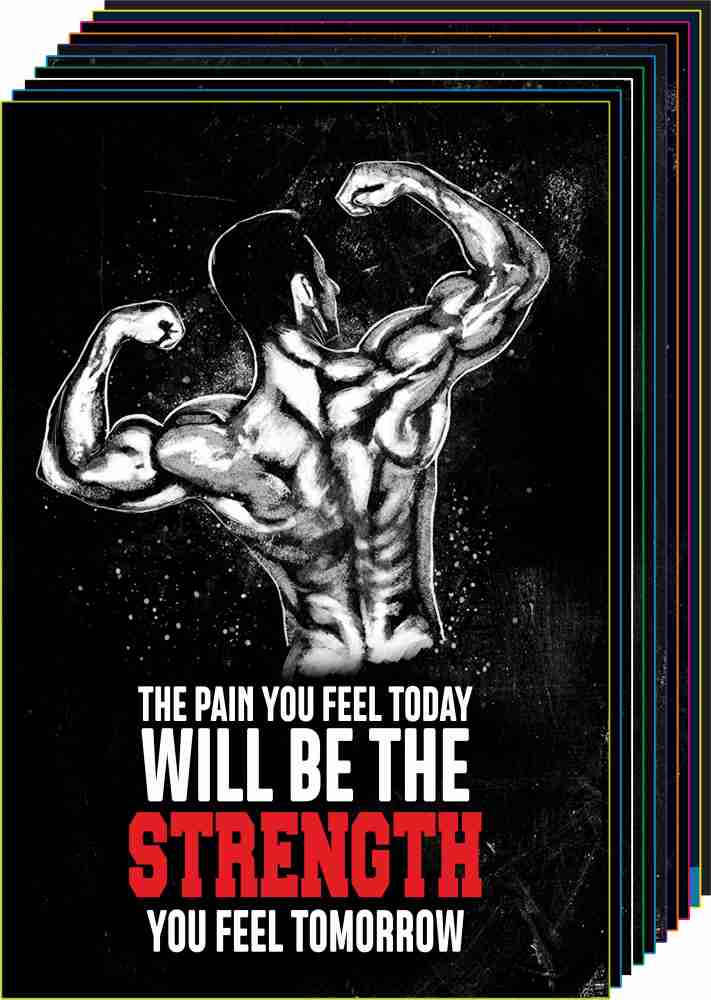 Motivational Inspirational Chest Workout Exercise Gym Poster - 24 x 36 Inch  Fine Art Print - Sports, Educational posters in India - Buy art, film,  design, movie, music, nature and educational paintings/wallpapers at