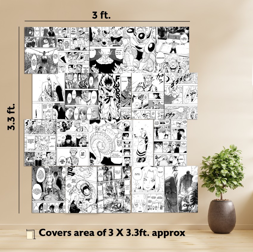 Buy CLICKEDIN Set of 20 Mix Amine manga style collages Poster for walls 300  GSM thick paper A4 Size (7x10 inch) anime wall posters High-Quality Printed  Special Moments Poster Paper Print Online